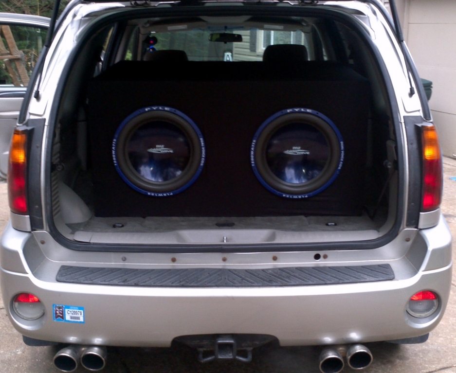 Custom subwoofer box sales for chevy trailblazer